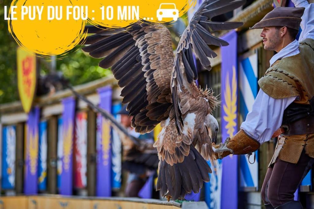 Puy Du Fou Apartment เลแซร์บิเย ภายนอก รูปภาพ