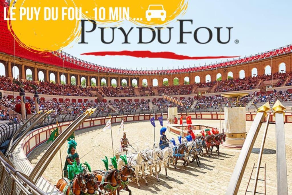 Puy Du Fou Apartment เลแซร์บิเย ภายนอก รูปภาพ