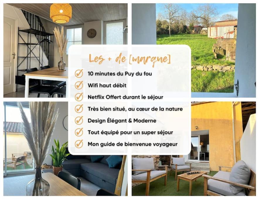 Puy Du Fou Apartment เลแซร์บิเย ภายนอก รูปภาพ
